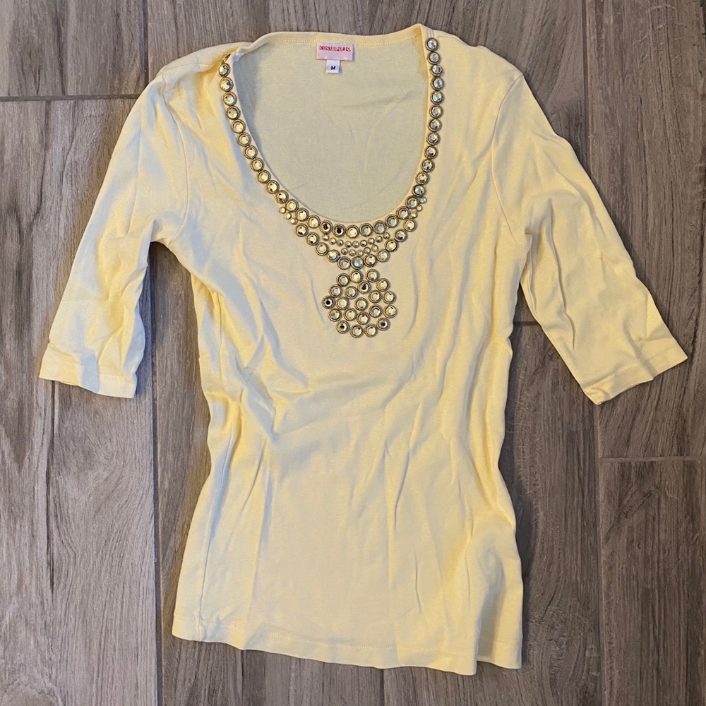 Handmade jeweled shirt!